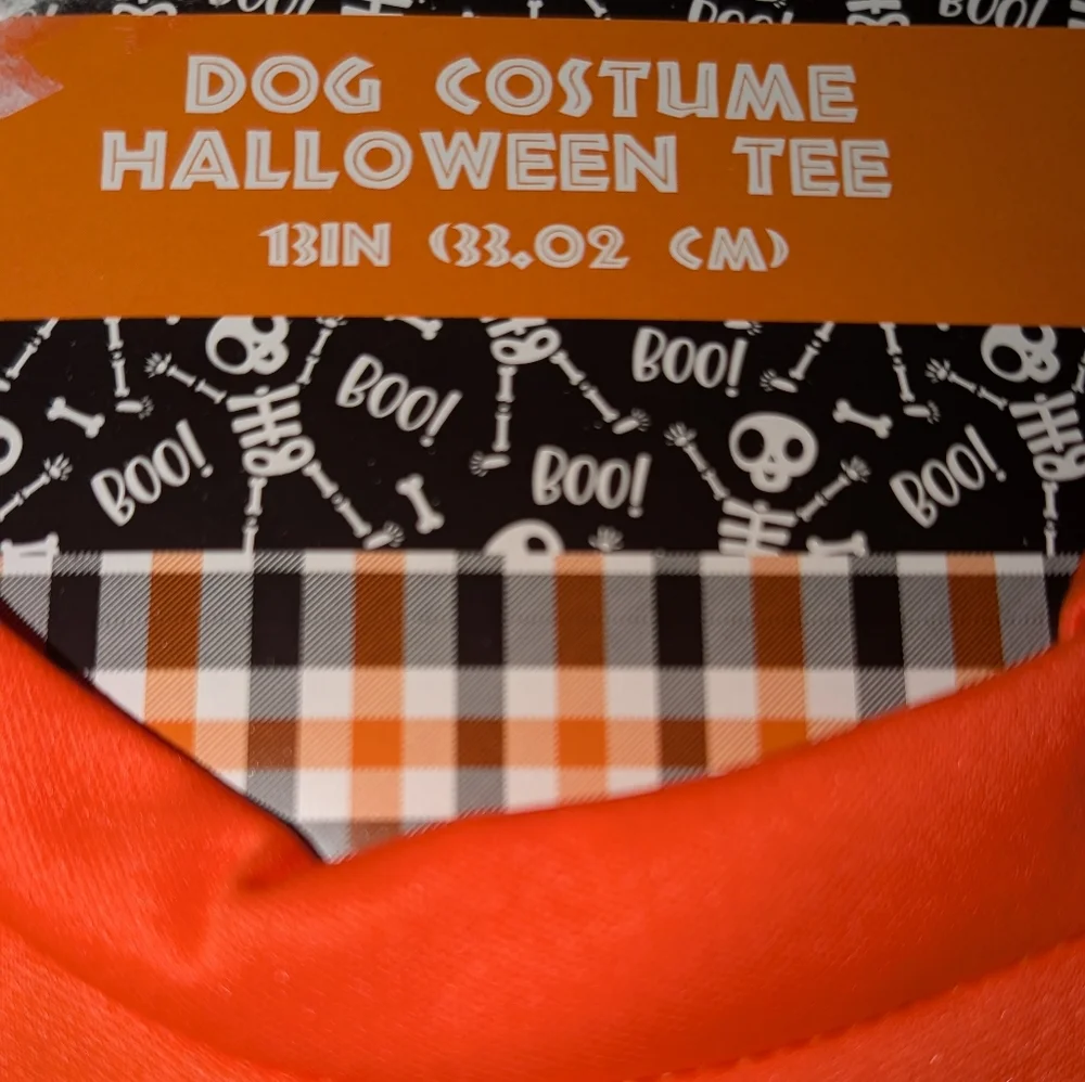 NWT Halloween Dog Costume Tee Candy Thief